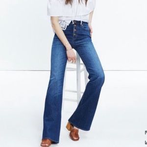 Madewell Flea Market Flares High Rise Jeans